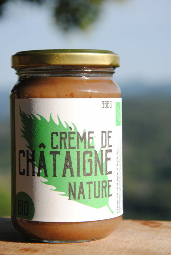 Crème de châtaigne bio nature 360g